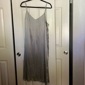 Silk slip dress. Madewell.